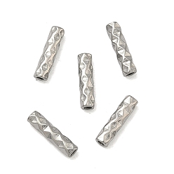 Нержавеющая Сталь Цвет 304 шарики из нержавеющей стальной трубы, текстурированная трубка, цвет нержавеющей стали, 8x2 мм, отверстие : 0.9 мм