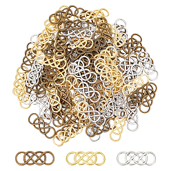 (52) Непрозрачная лаванда 120 шт. 3 цветные подвески из сплава, узлы связи, разноцветные, 32x12x2 мм, отверстие : 8x5 мм, 40 шт / цвет