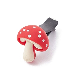 Гриб Зажимы для вентиляционных отверстий автомобиля из смолы, внутренняя отделка автомобиля, с магнитным ферромарганцевым железом и пластиковым зажимом, гриб, 24x20.5x38 мм