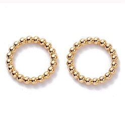 Золотой 304 нержавеющей стали связывающий кольца, золотые, 21x3 мм, внутренний диаметр: 15 мм