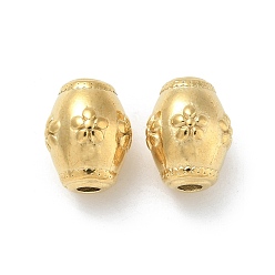 Barrel 304 из нержавеющей стали бусы, реальный 18 k позолоченный, баррель, 14.5x11.5 мм, отверстие : 3 мм