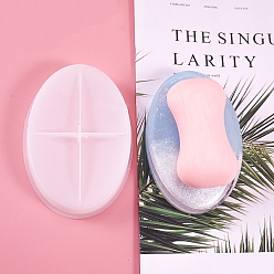 Oval Силиконовые формы для мыла, формы для литья смолы, для уф-смолы, изготовление изделий из эпоксидной смолы, овальные, 134x94 мм