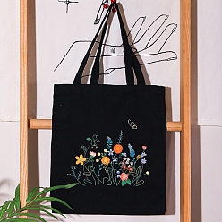 (52) Непрозрачная лаванда Наборы для вышивания своими руками, включая нитки и иглы для вышивки, круглые пяльцы, разноцветные, 390x350 мм