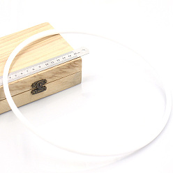 Ring Пластиковый венок макраме цветочный обруч, Для дома, автомобиля, поделки, свадебные настенные украшения, кольцо, 250 мм