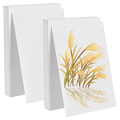 Белый 10 шт. пустые картонные доски для рисования и живописи, прямоугольные, белые, 295x210x1.5 мм