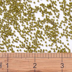 (DB2141) Duracoat Dyed Opaque Spanish Olive MIYUKI Delica Beads, Cylinder, Japanese Seed Beads, 11/0, (DB2141) Duracoat Dyed Opaque Spanish Olive, 1.3x1.6mm, Hole: 0.8mm, about 20000pcs/bag, 100g/bag