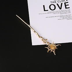 Золотой Легированные Палочки для Волос, роза, золотые, 155.7x36 мм