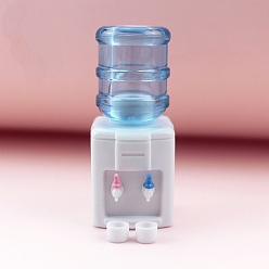 Белый Пластиковые украшения для диспенсера для воды, аксессуары для домашнего кукольного домика с микро-ландшафтом, притворяясь опорными украшениями, белые, 22x22x52 мм