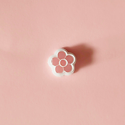 Flower Plastic Plasticine Tools, Clay Cutters, Modeling Tools, WhiteSmoke, Flower, 1.9x1.9cm
