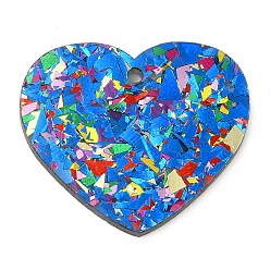 Сердце Акриловые подвески, сердце, 30x34.5x2 мм, отверстие : 2 мм