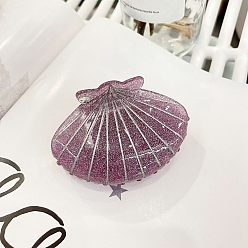 Серо-розавый Акриловые коготь заколки, оболочка, увядшая роза, 80 мм