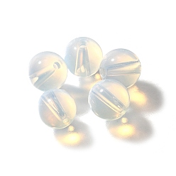 Прозрачный К 9 стекло, имитация Австрийские кристаллические шарики, круглые, прозрачные, 7.5x8 мм, отверстие : 1.4 мм