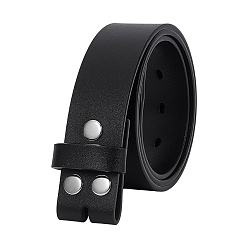 Черный Женские кожаные ремни из коровьей кожи, чёрные, 1000x47.5x16 мм