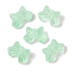 Аквамарин Прозрачная аэрозольная краска стеклянные шарики, бантом, аквамарин, 9.5x14x6.5 мм, отверстие : 1 мм