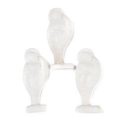 Селенит Резные фигурки ангелов из натурального селенита, для домашнего украшения рабочего стола, 109x42x11 мм