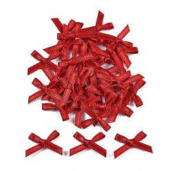 (123L) Белый крем непрозрачный блеск Аксессуары из полиэстера, бантом, огнеупорный кирпич, 16x19x3 мм