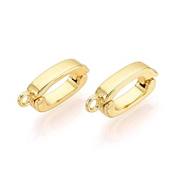 Золотой Латунный усилитель укороченный залог, подвеска навесная навесная, с петлями, долговечный, золотые, 14.5x6x3 мм, отверстие : 1.4~1.5 мм