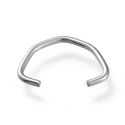 Stainless Steel Color Non-Tarnish 304 Stainless Steel Quick Link Connectors, Linking Rings, Oval, Stainless Steel Color, 12x17x1.3mm