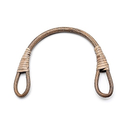 Светло-коричневый Ручки для сумок из ротанга, аксессуары для замены сумок, загар, 100 мм