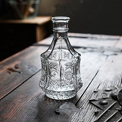 Прозрачный Стеклянные вазы, украшения для дома, прозрачные, 114x200 мм, внутренний диаметр: 23 мм