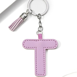 Letter T Брелки из искусственной кожи, украшения для сумок и кошельков, алфавит, Письмо T, 12x4 см