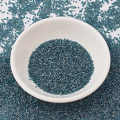 (DB0921) Sparkling Blue Lined Topaz MIYUKI Delica Beads, Cylinder, Japanese Seed Beads, 11/0, (DB0921) Sparkling Blue Lined Topaz, 1.3x1.6mm, Hole: 0.8mm, about 2000pcs/bottle, 10g/bottle