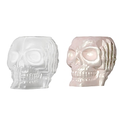 Белый Силиконовые формы, череп, белые, 95x79x80 мм