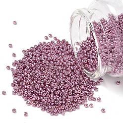 (RR4218) Duracoat Galvanized Dusty Orchid Миюки круглые бусины рокайль, японский бисер, (rr4218) оцинкованный duracoat пыльный орхидейный, 11/0, 2x1.3 мм, отверстие : 0.8 мм, Около 5500 шт / 50 г