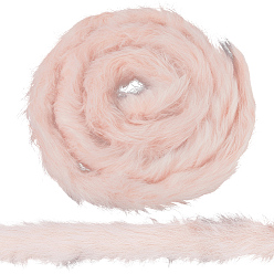 Pink 2m искусственные шерстяные ленты, аксессуары для одежды, розовые, 2-3/8 дюйм (60 мм)