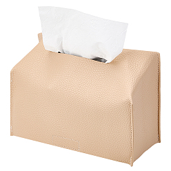 Персиковый Слойка Коробки для салфеток из искусственной кожи, многофункциональная крышка коробки для салфеток, розовые, готовая продукция: 192x245x96 мм