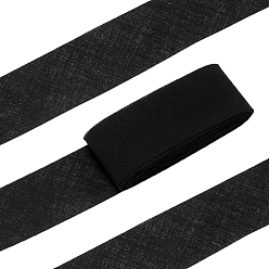Черный Хлопковые ленты, чёрные, 1-1/4 дюйм (32 мм), около 5.47 ярдов (5 м) / рулон