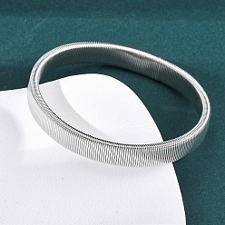 Платина Железные браслеты для мужчин и женщин, платина, 3/8 дюйм (1 см), внутренний диаметр: 2-1/2 дюйм (6.2 см)
