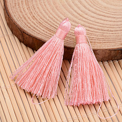 Pink Nylon Thread Tassel Big Pendant Decorations, Pink, 43x6mm