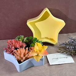 Звезда Силиконовые формы, формы для литья смолы, для уф-смолы, изготовление изделий из эпоксидной смолы, белые, звезда, 179x187x42 мм