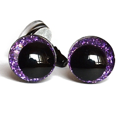 Темная Орхидея Пластиковый безопасный глазок для корабля, для поделок куклы игрушки кукольные плюшевые животные изготовление, темные орхидеи, 16 мм