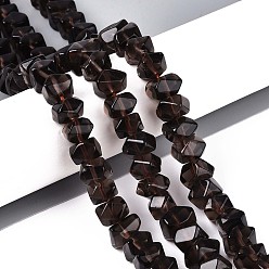 Ice Obsidian Натуральные ледяные обсидиановые бусинки, самородки, граненые, 7~8x10~14x10~14 мм, отверстие : 1 мм, около 25~28 шт / нитка, 7.48~7.87'' (19~20 см)