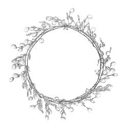 Clear Acrylic Beads Garland Beaded String Garlands, for Wedding, Birthday Party Decorations, Teardrop, Clear, 150x3.5x0.3cm