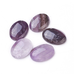 Аметист Природный аметист кабошонов, овальные, 30~30.5x22~22.5x6.5~8 мм
