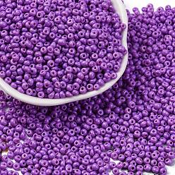 Темная Орхидея 8/0 выпечка, круглое отверстие, слеза, темные орхидеи, 3x2 мм, отверстие : 1 мм, Около 18750 шт / фунт