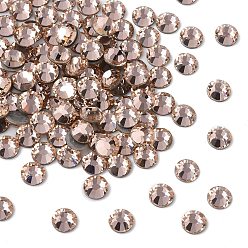 90300 Light Peach Камни preciosa® crystal hotfix с плоской основой, чешский хрусталь, круглый(438 11 612 шатон роза вива 12 ®), 90300 светло-персиковый, ss 16 (3.8~4 мм)