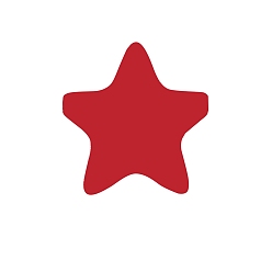 Темно-Красный Звезды силиконовые бусины, темно-красный, 35x35 мм