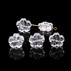 Цветок Природный кристалл кварца бусины, резные бусины из горного хрусталя, цветок, 14 мм