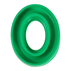 Светло-зеленый 1пластиковый овальный держатель для шпульки, органайзер для катушек, швейные инструменты, светло-зеленый, 171x140x20.5 мм