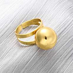 Золотой Латунь манжеты кольца, круглые, без кадмия и без свинца, стойки покрытие, долговечный, золотые, внутренний диаметр: 20 мм