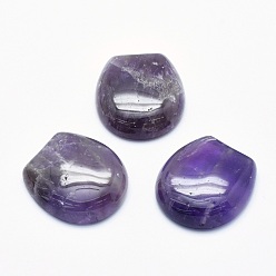Amethyst Natural Amethyst Cabochons, 22x20x6~6.5mm