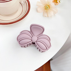 Серо-розавый Пластиковые заколки для волос с бантом ярких цветов, аксессуары для волос для женщин и девочек, увядшая роза, 85x52 мм