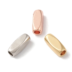 Gemischte Farbe Gestellmessingperlen, cadmiumfrei und bleifrei, langlebig überzogen, Fass, Gemischte Farbe, 8.5x3 mm, Bohrung: 1.6 mm