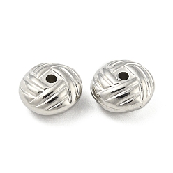 Platinum CCB Plastic Beads, Dise, Platinum, 10x5mm, Hole: 1.6mm