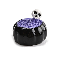 Skull Статуэтки из смолы на Хэллоуин для украшения рабочего стола в домашнем офисе, череп, 17x19x19 мм