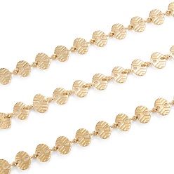 Золотой Ручная работа вакуумное покрытие pvd 304 цепи из нержавеющей стали с овальными звеньями, несварные, с катушкой, золотые, ссылка: 7x6x0.6~2 mm, 32.8 футов (10 м) / рулон